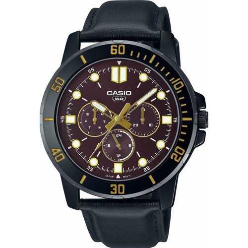 Наручные часы CASIO Casio MTP-VD300BL-5E, коричневый