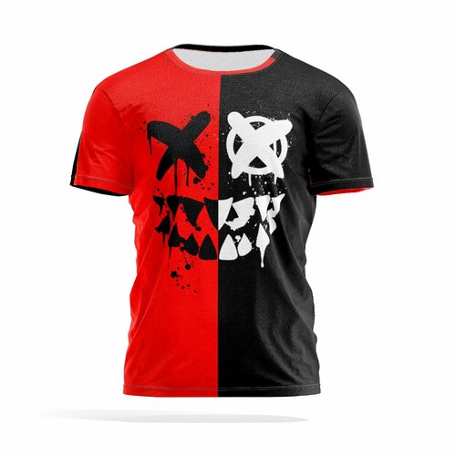 фото Футболка panin brand, размер xs, белый, красный