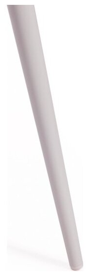 Стул TetChair CHILLY (mod. 7095-1) / 1 шт. в упаковке, ткань/металл, 45x53х88 см, высота до сиденья 50 см, серый barkhat 26/белый - фотография № 11