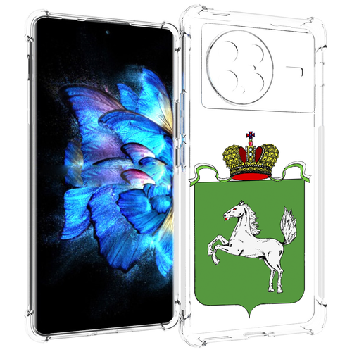 Чехол MyPads герб томская область для Vivo X Note 5G задняя-панель-накладка-бампер