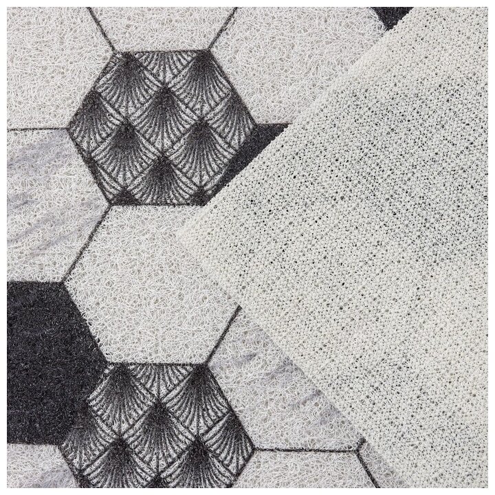 Коврик придверный грязезащитный Доляна «Мрамор», 60×90 см - фотография № 5