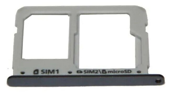 Контейнер SIM для телефона Samsung A310F/A510F Белый