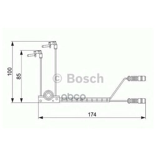 Датчик износа дисковых колодок BOSCH 1987474584