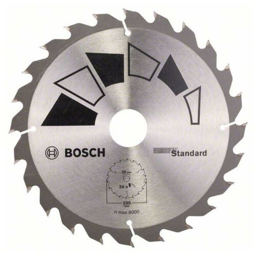 Пильный диск STANDARD GT WO H 190x30-24 Bosch 2609256820