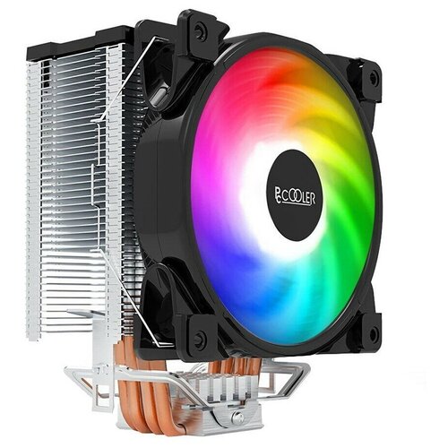 Кулер для процессора PCCooler (Intel/AMD, 145 Вт, 120 мм, башенный)