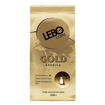 Кофе молотый Lebo Gold Arabica для турки 200 г - фотография № 13