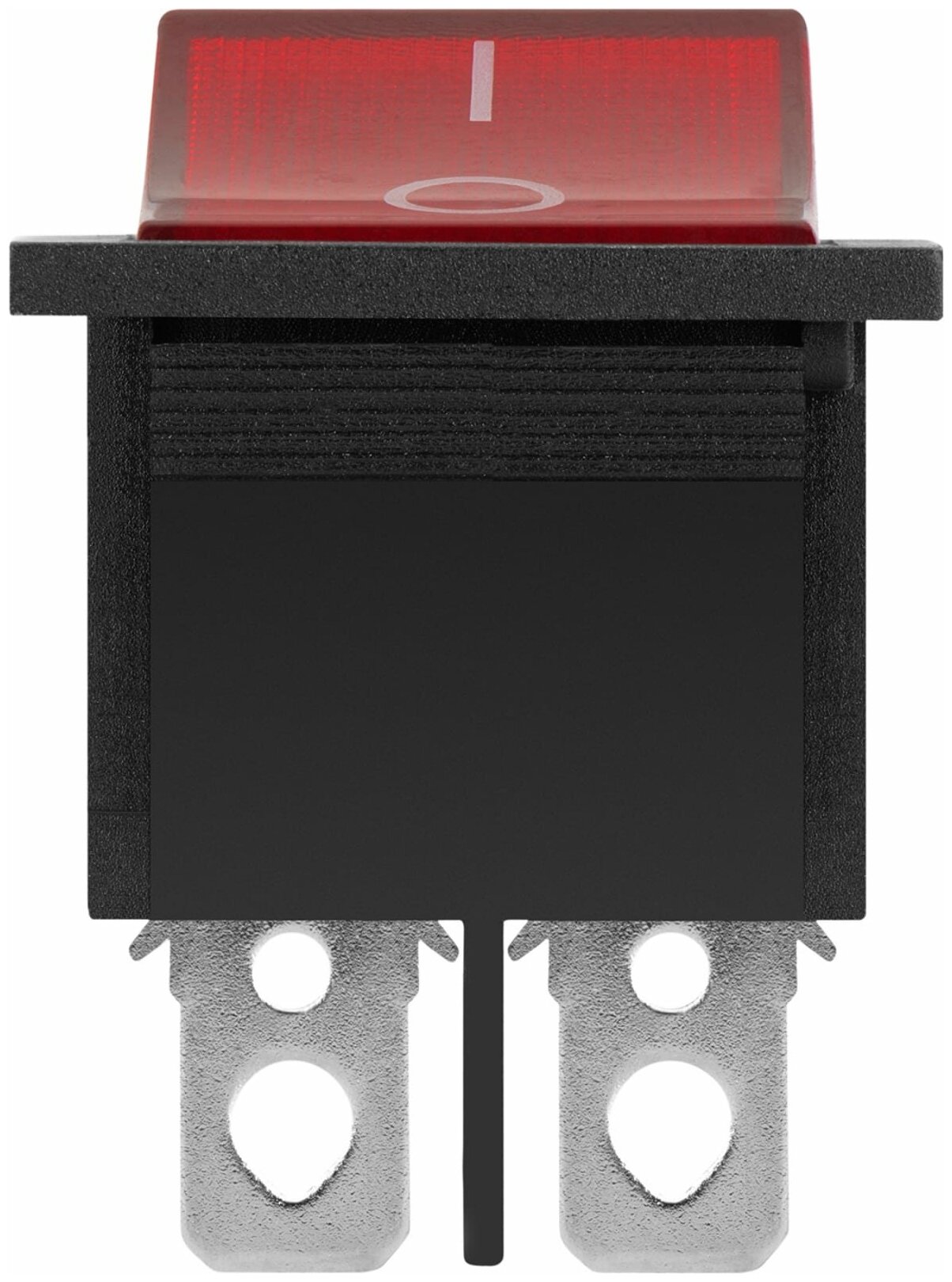 Выключатель клавишный 250В 16А (4с) ON-OFF красн. с подсветкой (RWB-502; SC-767; IRS-201-1) Rexant 36-2330