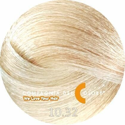10.32 COMPAGNIA DEL COLORE Платиново-бежевый блондин краска для волос 100 МЛ оригинал