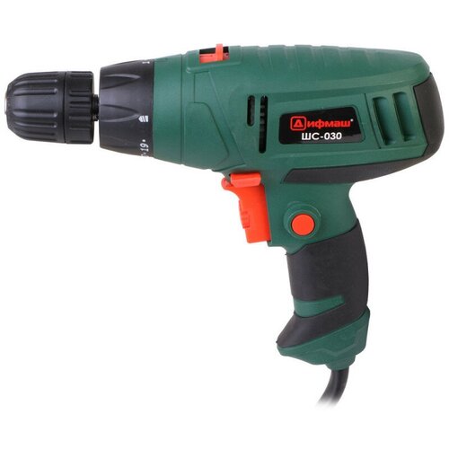 Шуруповерт сетевой 650Вт дифмаш ШС-030 1100обмин2скор быстрозпатрон10мм24Нм регул-ка реверс 288000₽