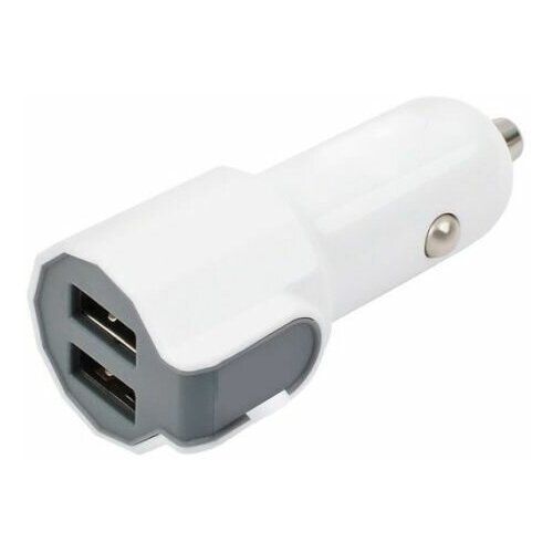 Зарядное устройство в прикуриватель с 2 USB входами / зарядка в авто 2 ЮЗБ выхода/ usb в машину/разветвитель питания в автомобиль