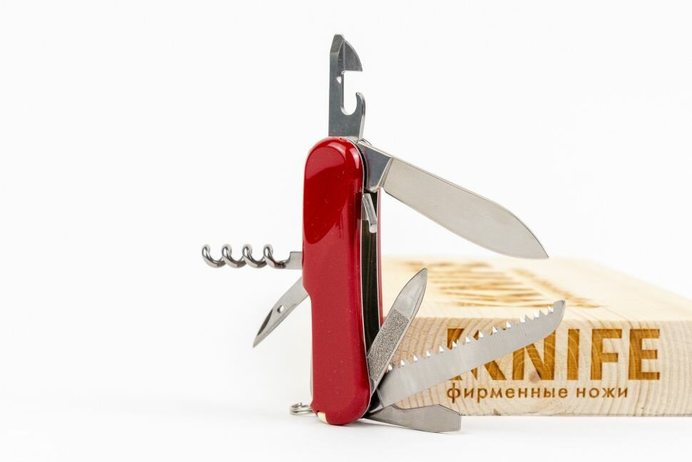 Нож перочинный Victorinox Evolution S13 (2.3813.SE) 85мм 14функций красный карт.коробка - фото №18