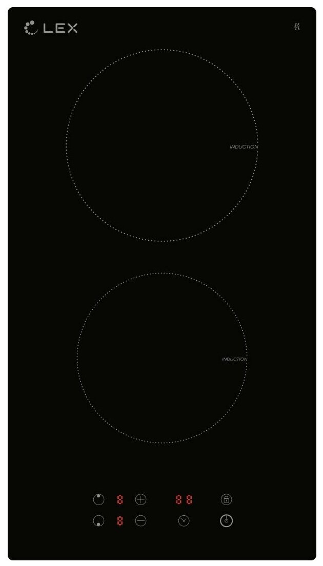 Варочная панель, Индукционная LEX HI 3020 BL - фотография № 2