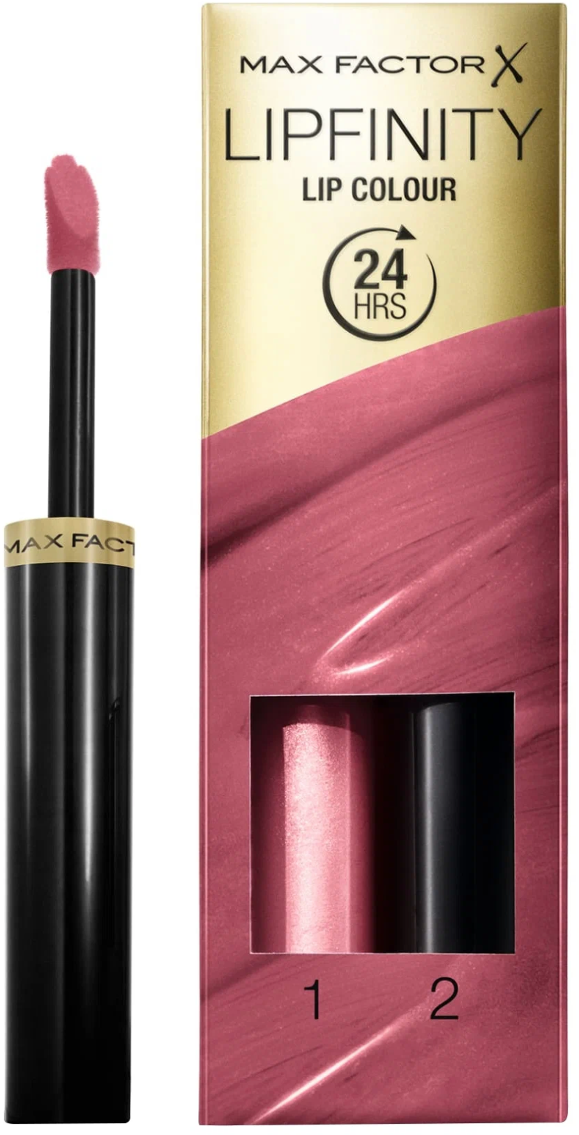 Макс Фактор / Max Factor - Помада+Блеск для губ Lip Colour Lipfinity 330 Essential burgundy 4,2 г