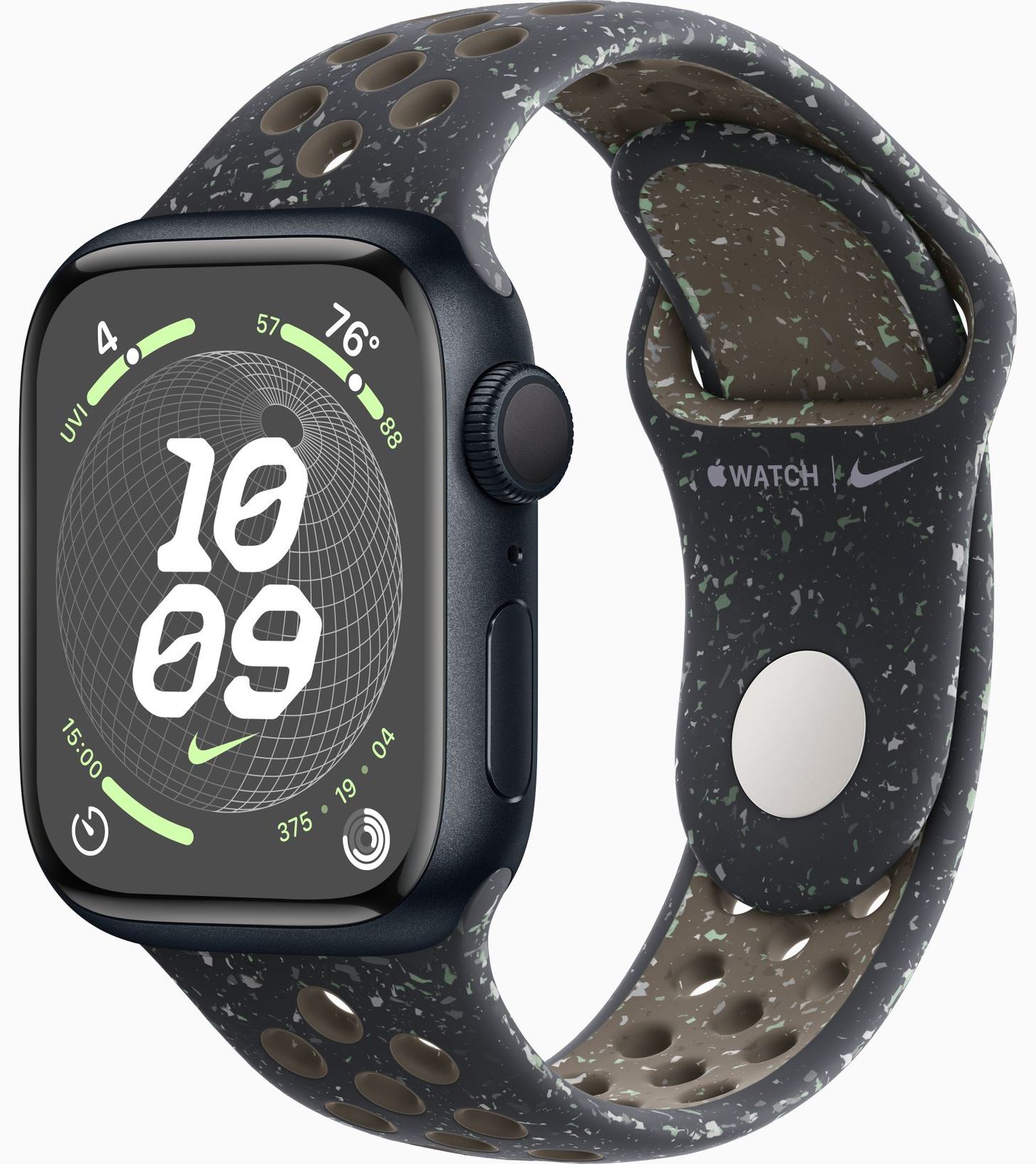 Умные часы Apple Watch Series 9 45 мм Aluminium Case GPS, midnight sky Nike Sport Band