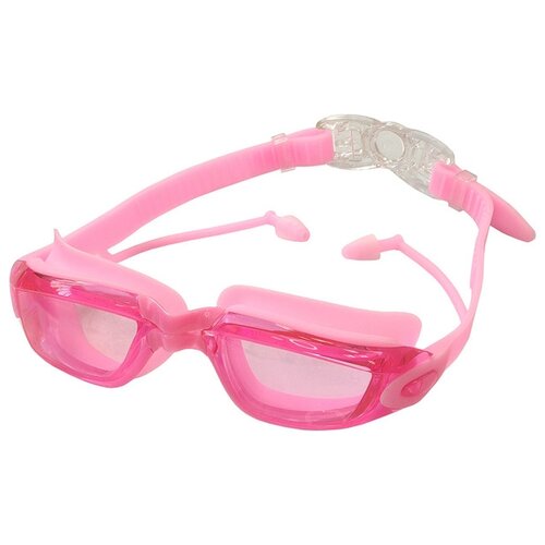 Очки для плавания Sportex E38887, розовый очки для плавания sportex e38887 черный серый