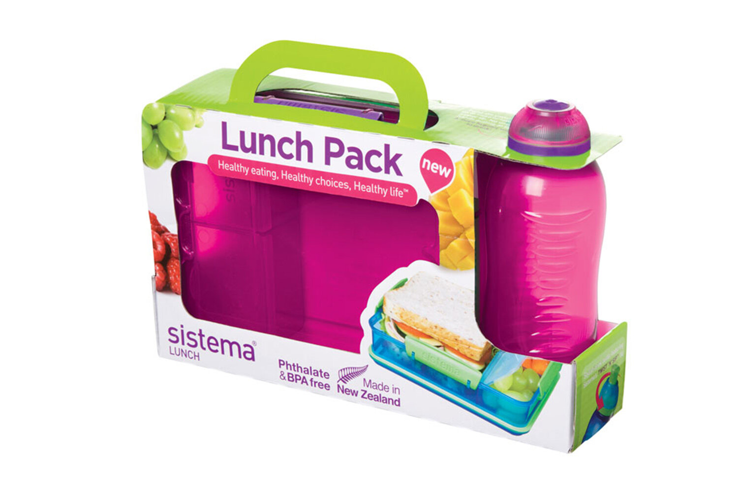 Контейнер с бутылкой Sistema Lunch Pack 0,9 л - фото №9