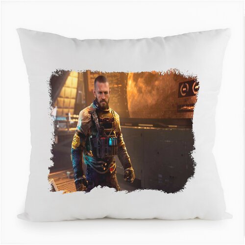 фото Подушка белая coolpodarok games.call of dutty.игры.калавдьюти.калда.(в амуниции),белая