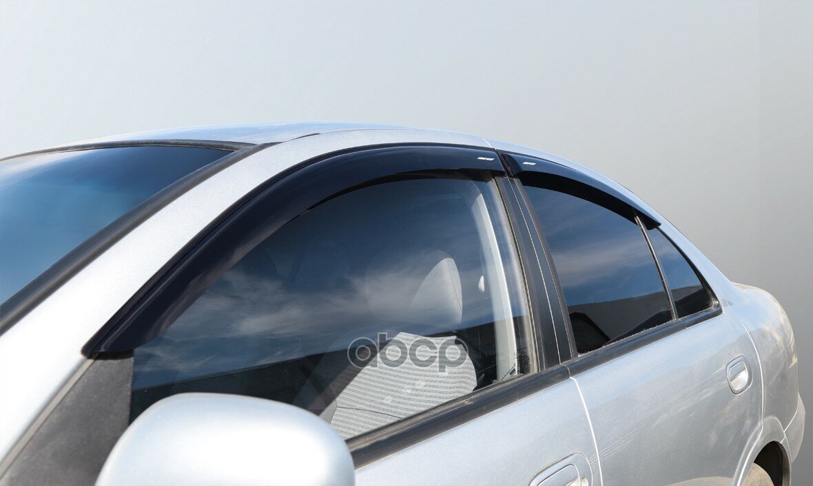 Дефлекторы на окна Voron Glass Samurai Nissan Almera 2012 - н.в., комплект 4шт, - фото №14