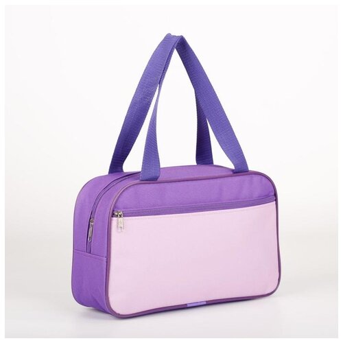 Сумка для обуви зфтс отдел на молнии, наружный карман, цвет сиреневый-фиолетовый сумка для обуви на молнии наружный карман textura цвет сиреневый фиолетовый