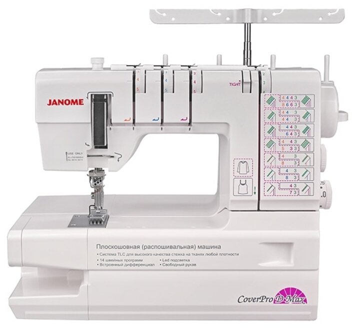 Распошивальная машина Janome CoverPro D Max