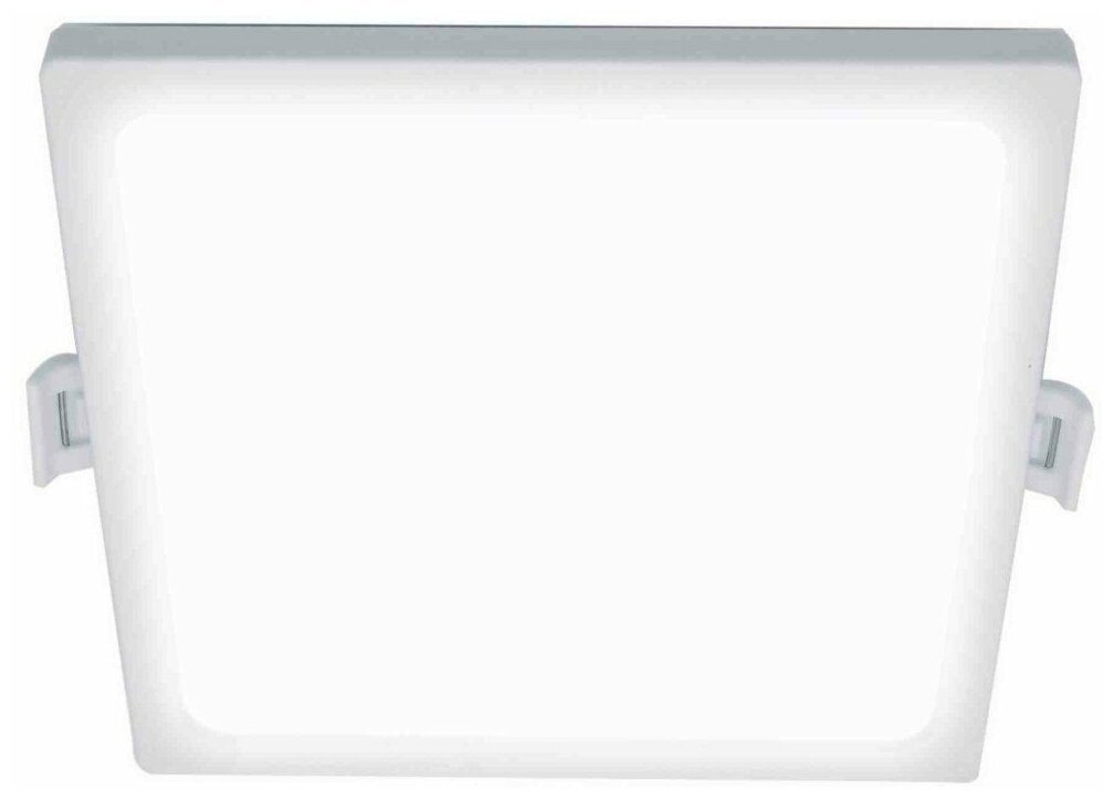 Светодиодный светильник-панель в форме квадрата / Врезная светодиодная квадратная панель с изолированным драйвером / Встраиваемое LED освещение для внутренних помещений / PF 0.5 / 12Вт / ХБ 6500К / 96 - фотография № 11