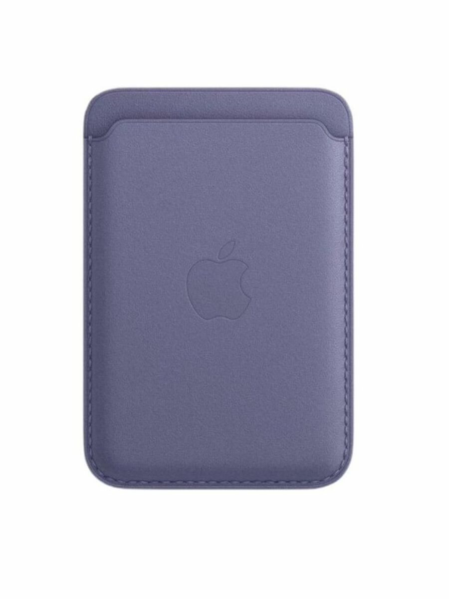 Картхолдер MagSafe leather wallet с анимацией, цвет сиреневый