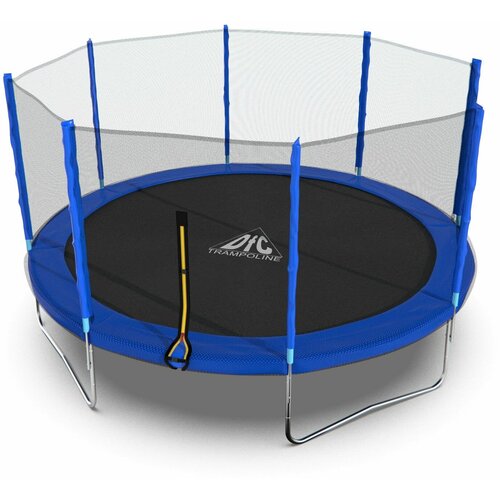 Батут DFC Trampoline Fitness с сеткой 14ft