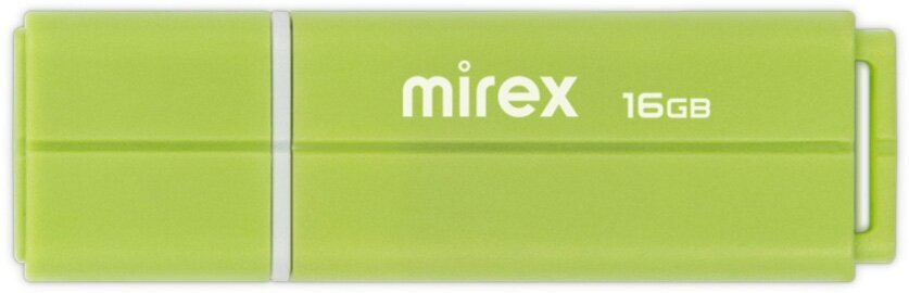 USB Flash накопитель 16Gb Mirex Line Green (13600-FMULGN16)