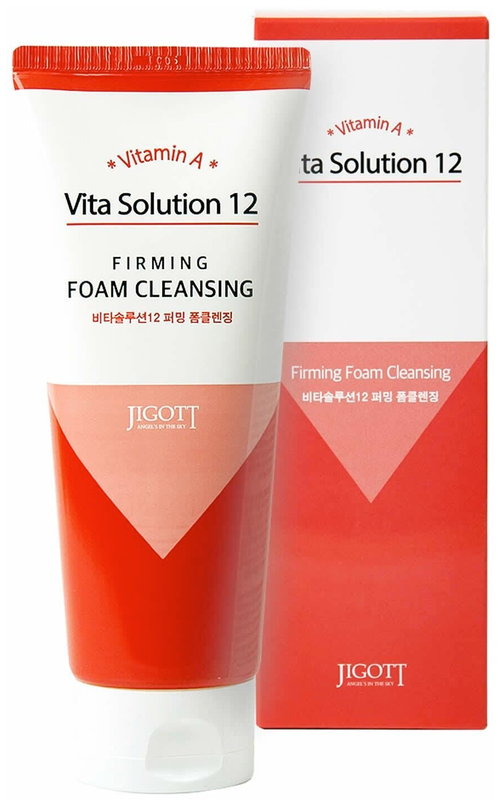 Очищающая пенка для лица, Jigott Vita Solution 12 Firming Foam Cleansing 180 мл.