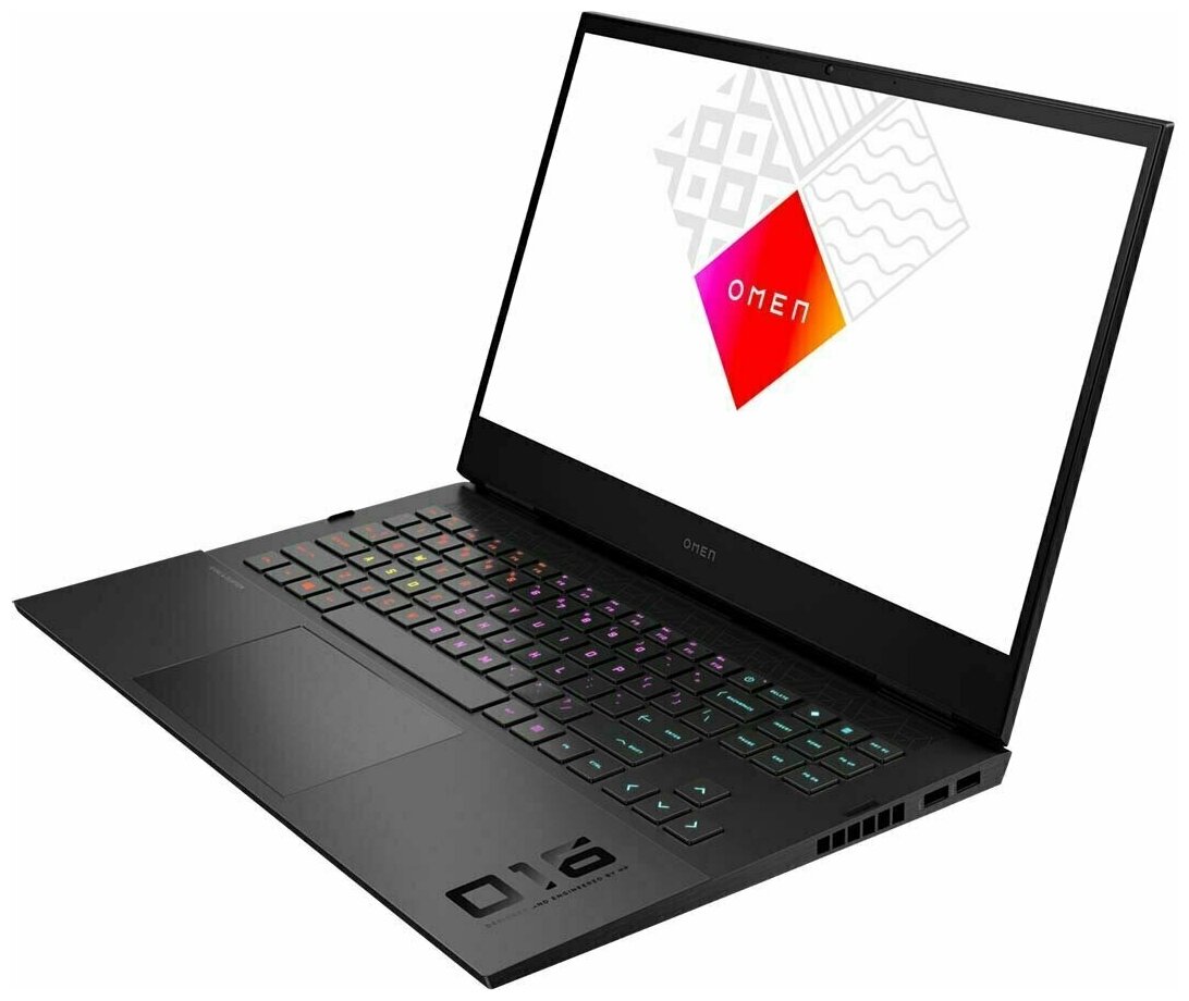 Ноутбук HP Omen 16-b0032ur 4E1R6EA 161 Core i7 11800H 16Gb SSD 1024Gb GeForce RTX 3060 для ноутбуков Черный