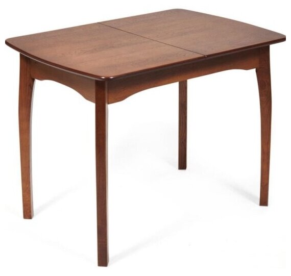 Стол обеденный Tetchair CATERINA, бук, мдф, 100+30x70x75, коричневый