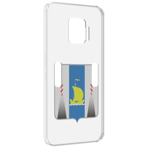 Чехол MyPads герб-сахалиснкой-области для ZTE Nubia Red Magic 7 Pro задняя-панель-накладка-бампер