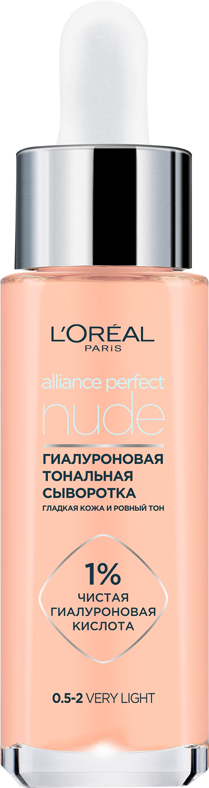 Тональная гиалуроновая сыворотка Loreal Paris Alliance Perfect Nude Тон 2-3 30мл - фото №11