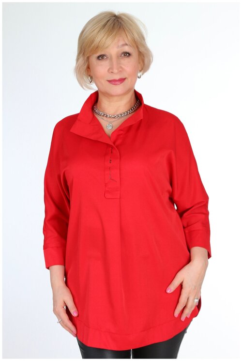 Блуза  Dianur, размер 50, красный