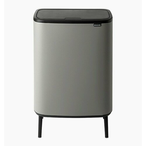 Мусорный бак Brabantia Touch Bin Bo Hi, 2x30л, минерально-серый 130663