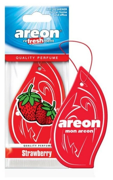 Аром. Автом. Areon - Картон "Refreshment" Strawberry 704-045-317 AREON арт. MKS17
