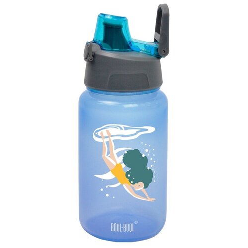 Бутылка питьевая Hand Free Bottle mini КК0143 голубая, 0.5 л