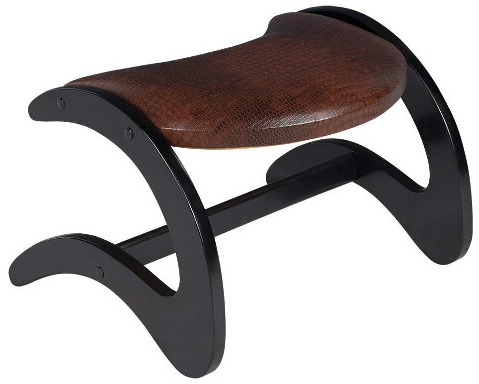 Кресло-качалка Блюз с банкеткой и столиком Crocodile, Венге - фотография № 6