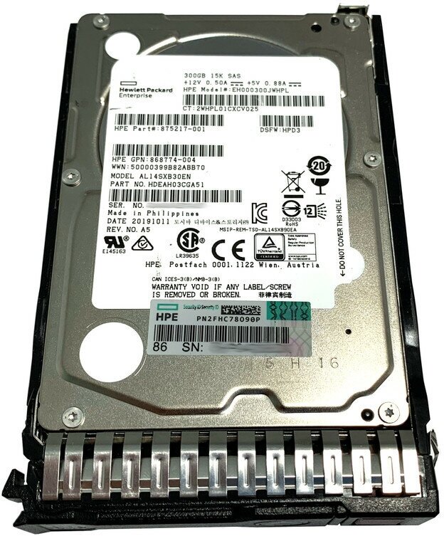 Жесткие диски HP Жесткий Диск HP 867254-001 300Gb SAS 2,5"