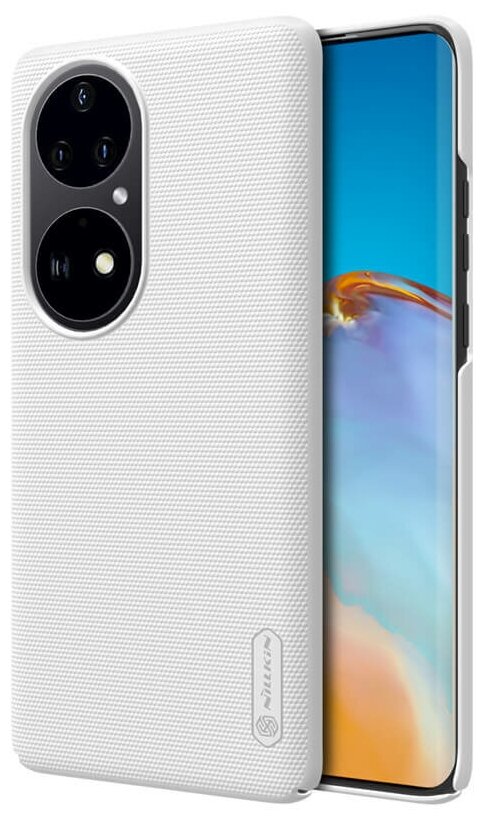 Накладка Nillkin Super Frosted Shield для Huawei P50 Pro белый