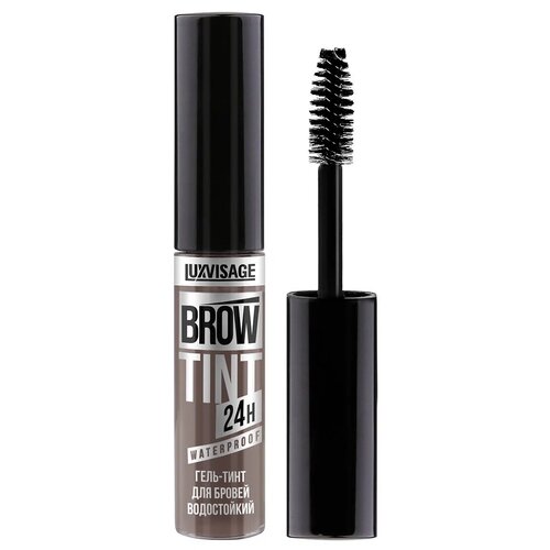 LUXVISAGE Гель-тинт для бровей водостойкий BROW TINT waterproof 24H, оттенок 104 taupe grey luxvisage гель тинт для бровей luxvisage brow tint waterproof 24h тон 101 taupe водостойкий