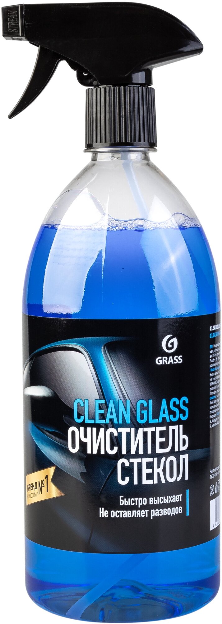 Очиститель стекол и зеркал GRASS Clean glass 1л, 800448