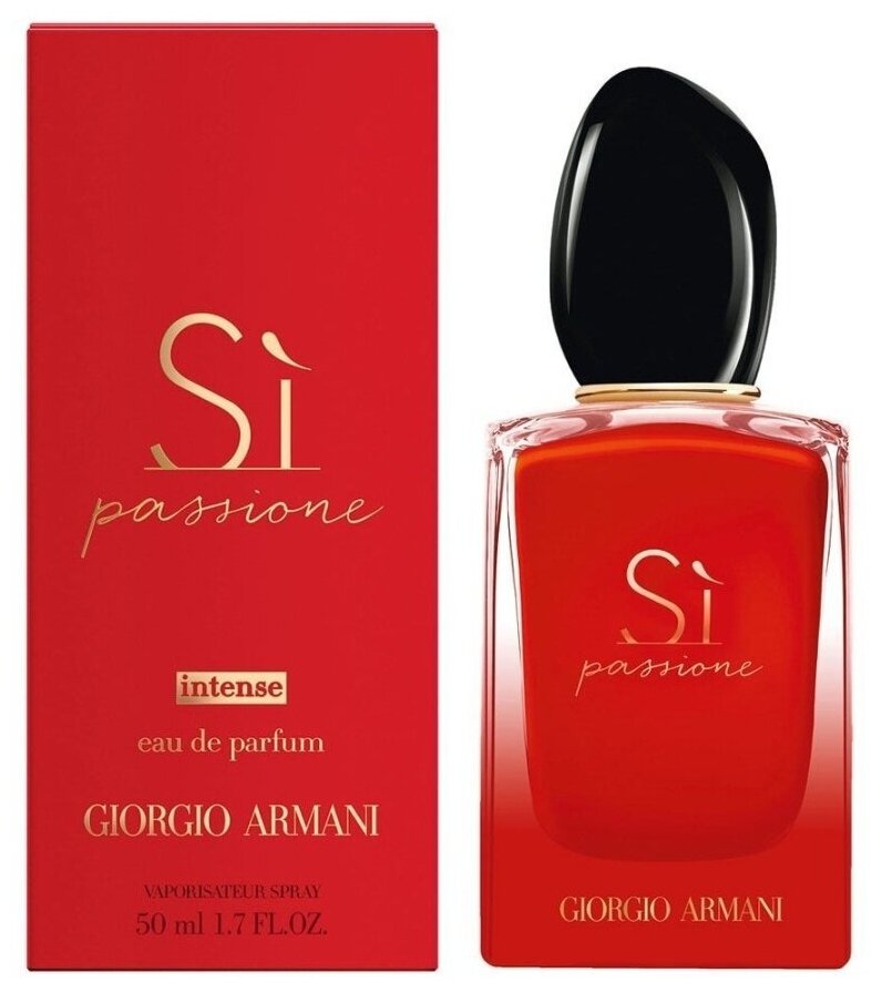 Парфюмерная вода женская Giorgio Armani Si Passion Eclat, 50мл / Армани Си Эклат женские духи красные