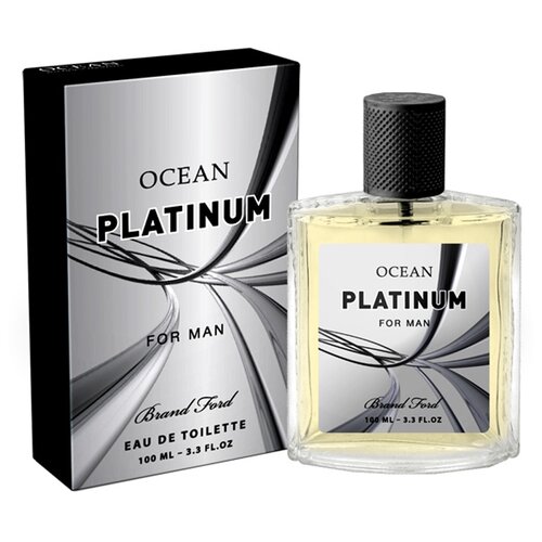 Brand Ford туалетная вода Ocean Platinum, 100 мл, 265 г туалетная вода delta parfum man ocean 100 мл