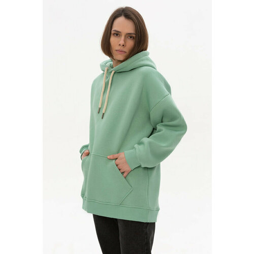 Худи Магазин Толстовок, оверсайз, удлиненное, трикотажное, размер S-46-Unisex-(Женский), зеленый