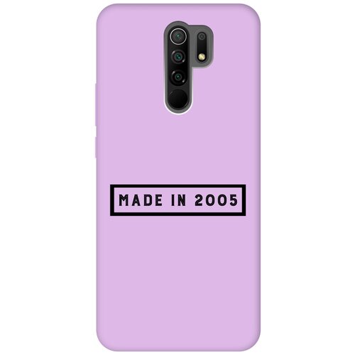 Силиконовый чехол на Xiaomi Redmi 9, Сяоми Редми 9 Silky Touch Premium с принтом 2005 сиреневый силиконовый чехол на xiaomi redmi 9 сяоми редми 9 silky touch premium с принтом heartbreaker сиреневый