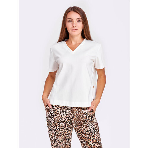 Футболка SKILLS & GENES, размер 42, белый