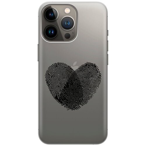 Силиконовый чехол на Apple iPhone 14 Pro / Эпл Айфон 14 Про с рисунком Lovely Fingerprints силиконовый чехол на apple iphone 14 pro max эпл айфон 14 про макс с рисунком lovely fingerprints