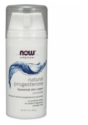 Прогестерон крем Нау Фудс (Progesterone Cream NOW Foods), 85 г