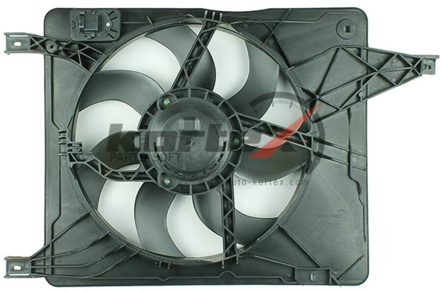 Вентилятор Радиатора Nissan Qashqai (06-) (Lfk 14Jd) С Кожухом С Резист. для А/М KORTEX арт. KORTEX^KFD060